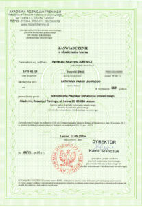 Ratownik Parku Linowego Kudowa - Agnieszka Jurewicz Ratownik Parku Linowego Kudowa - Agnieszka Jurewicz