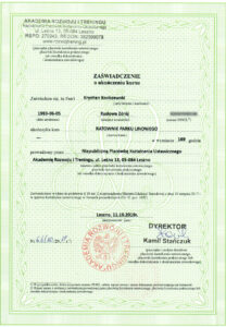 Ratownik Parku Linowego Kudowa - Krystian Kociszewski Ratownik Parku Linowego Kudowa - Krystian Kociszewski