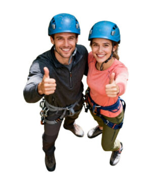 Trasa Niebieska Park Linowy Kudowa - trasa dla młodzieży i dorosłych