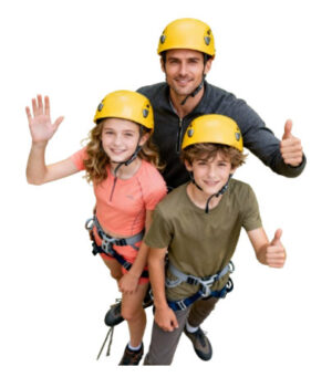 Trasa Żółta Park Linowy Kudowa - trasa dla młodzieży i rodzin