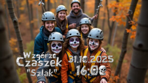 Halloween w Parku Linowym Kudowa – Szlak Wzgórza Czaszek